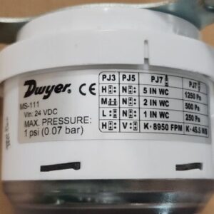 PREOWNED Dwyer MS-111 Magnesense Pressure Transmitter 24Vdc 1Psi Max + Warranty! - Image 6