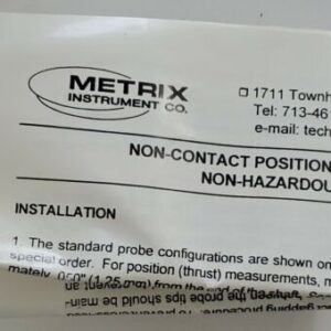 *NEW* Metrix 5488E-101 Non Contact Position Transmitter 5 Meter System +Warranty - Image 8