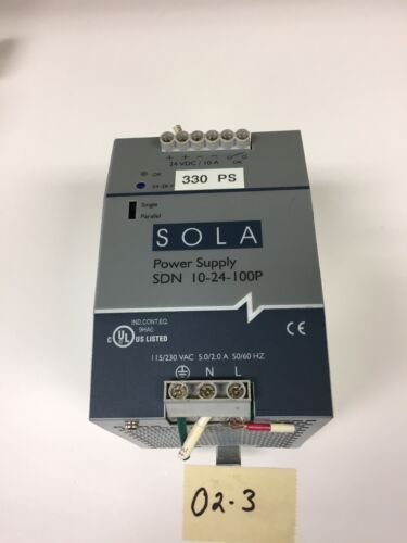 Sola Power Supply 10-24-100P Rack Mount 115/230 Vac *Warranty*Fast Shipping! Main Image
