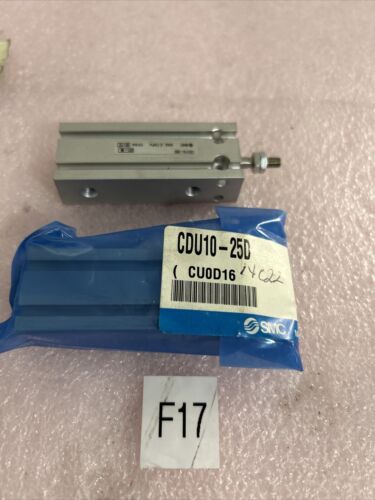 (2) SMC CDU10-25D Cylinder Double Acting Single Rod Fast Shipping +Warranty Main Image