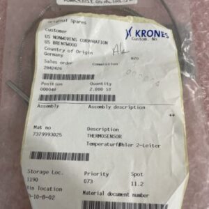 (1) Krones 7-379-99-302-5 Thermosensor Temperature Sensor - Image 2