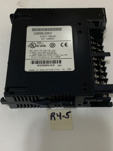 USED- GE FANUC IC693ALG391F MISSING FRONT FLAP FAST SHIPPING!*WARRANTY* Main Image
