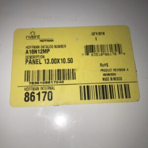 *NVENT WHITE PANEL A 16N 12MP (PANEL SCHATCHED)# - Image 2