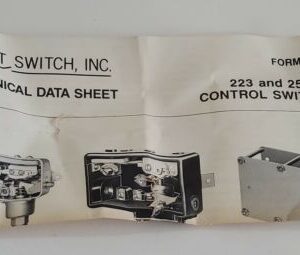 *NEW* Detroit Switch 2504451 Type 250 RG1 Control Switch & 222491 2 + Warranty! - Image 8