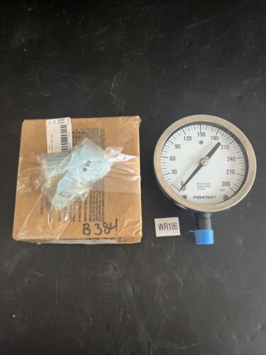 ASHCROFT 45-1279-AS-04L-300# DURAGAUGE 0-300 PSI New In Box + Warranty! Main Image