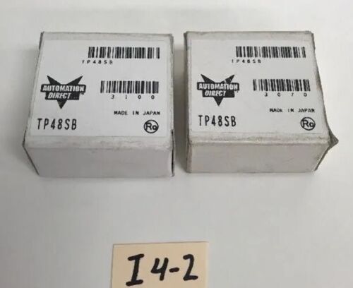 New! Qty of 2 Automation Direct TP48SB Base 5A 300Vac *Fast Shipping* Warranty! Main Image