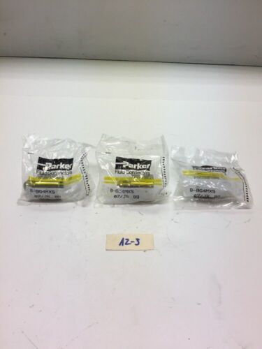 New! Parker Fluid Connectors 8-8G4MXS 07/JB (qty3) *Fast Shipping* Warranty! Main Image