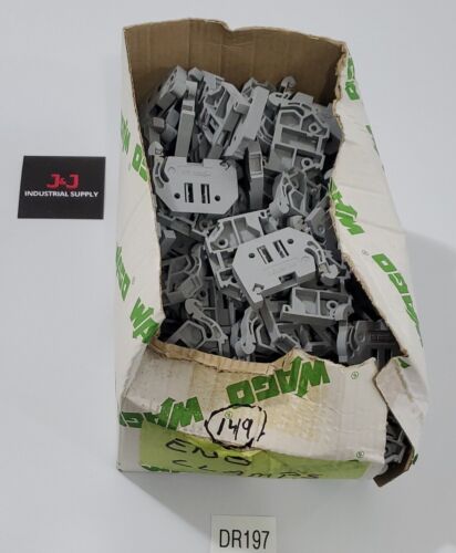 *NEW OLD STOCK* LOT OF 149 Wago 249-117 Screwless End Stop Clmaps + Warranty! Main Image
