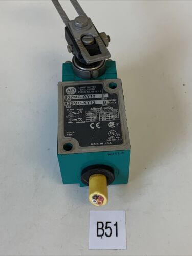 USED ALLEN BRADLEY, 802MC-AY12, LIMIT SWITCH, W/LEVER ARM FAST SHIPPING! Main Image