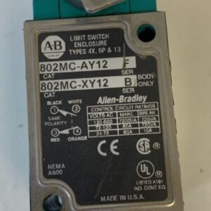USED ALLEN BRADLEY, 802MC-AY12, LIMIT SWITCH, W/LEVER ARM FAST SHIPPING! - Image 2