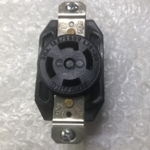 * New Bryant 49YX59 Locking Receptacle-Nylon# 30A 125/250V 3P 4W Grounding! - Image 3
