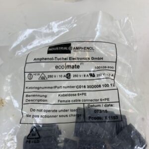 Amphenol Tuchel Eco Mate C016 30D006 100 12 Female Cable Connector *New* - Image 4