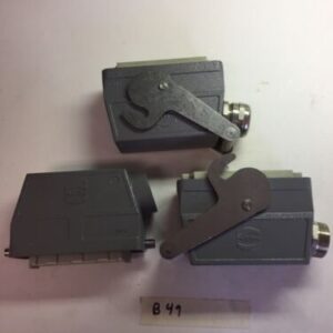 Harting HS12 24Pin 15A 500V Male Female Hinge Lock Cable Plug Ends 3 Pieces - Image 4