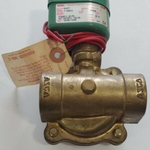 *NEW* ASCO 822077 Red Hat Solenoid Valve 110/120V 1" Pipe 2 Way + Warranty! - Image 1