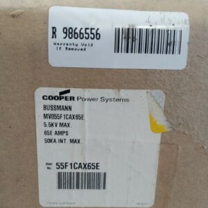 *NEW IN BOX* Cooper Bussmann MV055F1CAX65E Fuse 65E Amp 5.5Kv 50Ka+ Warranty! - Image 9