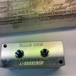 DAMAN 0409 Valve Manifold Block AH0000206P *NEW* Fast Shipping! - Image 2