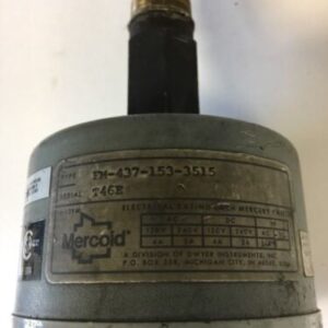 Mercoid Control FM-437-153-3515 Temp Switch 240V 4A 1/8 Hp Warranty! - Image 2