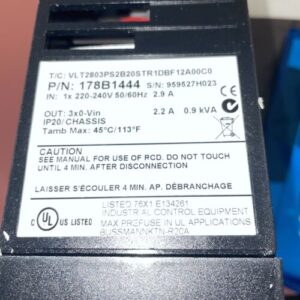 NEW NO BOX- Danfoss VLT 2800 Control Frequency Inverter 178B1444 220-240V, 0.9kV - Image 2