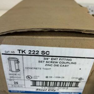 THOMAS & BETTS STEEL CITY TK-222-SC 3/4" EMT DIE CAST (LOT OF 48) FAST SHIPPING! - Image 6