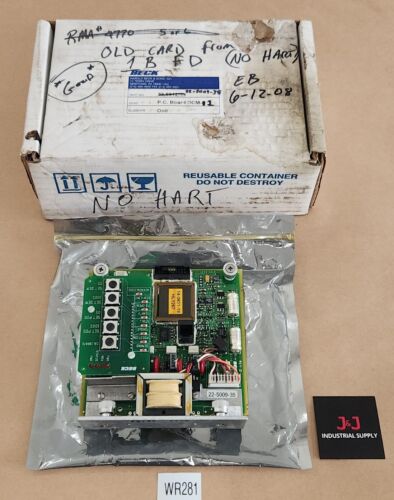 *PREOWNED* BECK 22-5009-35 DCM PCB Board (NO HART) ?? + Warranty! Main Image
