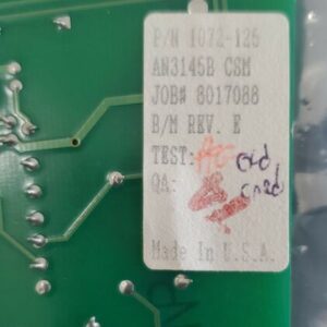 *PREOWNED* Ris 1072-125 Pcb Circuit Board AN3145B CSM Rev E + Warranty! - Image 4
