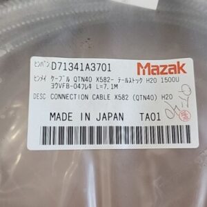 *BRAND NEW* Mazak D71341A3701 Connection Cable X582 (QTN40) H20 7.1M + Warranty! - Image 2
