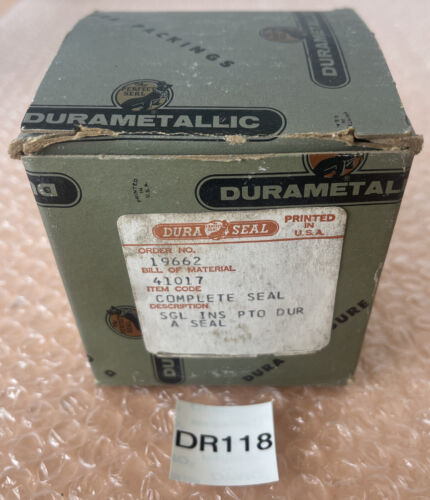 NEW W/BOX- DURAMETALLIC 41017.J-27A -/SGL INS PTO DURA SEAL || Warranty&FastShip Main Image