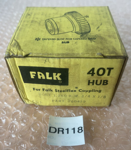 NEW W/BOX- FALK 760439 40T Hub Bore- 1.250 K.W. 1/4x1/8” || Warranty & Fast Ship Main Image