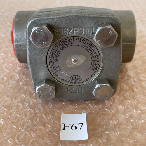 NEW NO BOX- OIC 1” S/Check Valve 8SC-6L-SW-U-G CL800 1920PSIG @ 100°F + Warranty Main Image