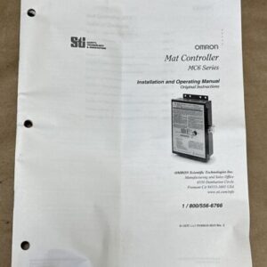 NEW NO BOX- OMRON STI M6 Safety Mat Controller 43938-0012 / MC6AC-0012 AC/DC - Image 3