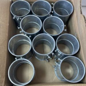 *NEW* (10) Arlington 817 3" EMT Concrete TIght Zinc Die Cast Set Screw Couplings - Image 2