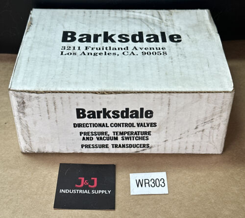 BRAND NEW- Barksdale Bourdon Tube Pressure Switch 50-1200PSI, 1800PSI MAX 🇺🇸 Main Image