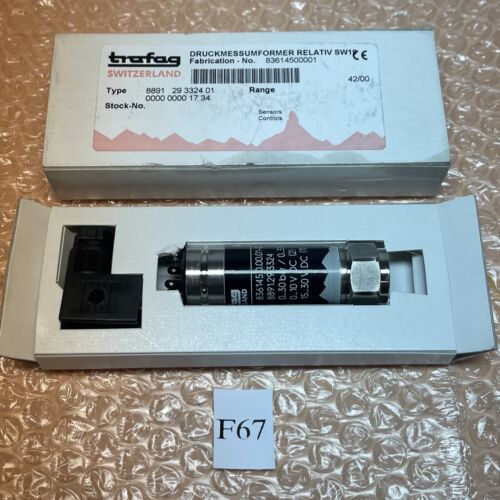 NEW IN BOX- Trafag 8891.29.3324 Pressure Transmitter 0-30Bar 0-3MPa-G + FastShip Main Image