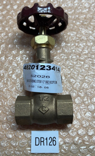 NEW NO BOX- Crane Rising Stem Gate Valve 1/2β Bronze || FAST SHIPPED πΊπΈ Main Image