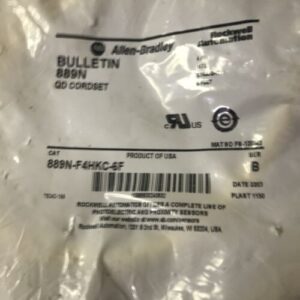 *ALLEN BRADLEY BULLETIN 889N QD Cordset 4 PIN MINI STRAIGHT 6FT# - Image 2