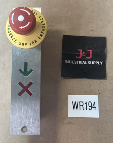 NEW NO BOX- STC Emergency Stop Switch 08-AE050-24VDC 11.05.18.04 || FAST SHIPPED Main Image