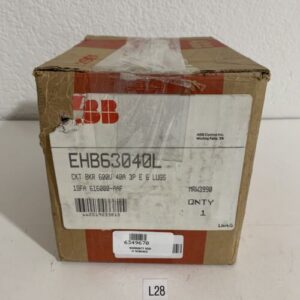 NEW ABB EHB63040L 40 amp 3 pole 600 volt Circuit Breaker ~Warranty~ - Image 1