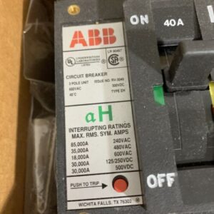 NEW ABB EHB63040L 40 amp 3 pole 600 volt Circuit Breaker ~Warranty~ - Image 3