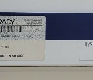 *NEW* BOX OF 25 Brady WM-COL-BR-PK Scored Wire Marker Cards Brown + Warranty! - Image 8