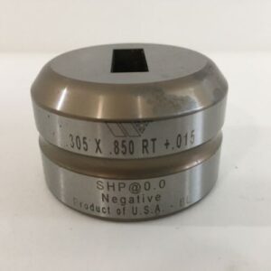 WILSON TOOL 2026 1-1/4 THK NEGATIVE DIE RT .305 X .850 RT + .015 *Warranty* - Image 4