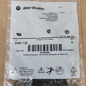 *FACTORY SEALED* [10] Allen-Bradley 800F-120 Ser A Legend Plate Frame + Warranty - Image 2