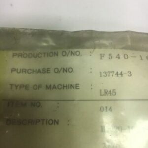 Okuma H1020-1083-05 Stopper For LR45 Machine Warranty! Fast Shipping! - Image 4