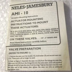 * New Open Box Neles-Jamesbury LK764 Actuator Mounting Kit# - Image 6