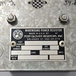Post Glover CZ353181 Wirewound Power Resistor 54Ohms 3.6A 54.88W + Warranty! - Image 3