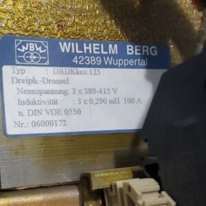 *NEW* Wilhelm Berg DRDKkes 125 Transformer 3x380-415V 100A + Warranty! - Image 2