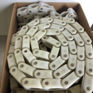 (USED) UNI CHAINS 35D2500W FLAT TOP CONVEYOR CHAIN WHITE, 50 FEET Fast Shipping! - Image 2