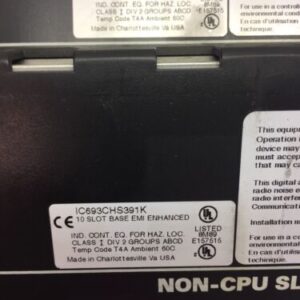 FANUC IC693CHS391K BASEPLATE EXPANSION 10SLOT MODULAR LOT OF 2 FAST SHIPPING! - Image 2