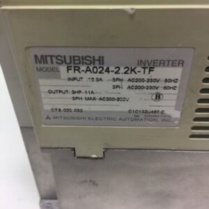 Mitshubishi Drive FR-A024-2.2K-TF 3HP *Fast Shipping* Warranty! - Image 4