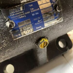 Pfaff 5L Lifting Screw Jack Worm Gear Drive NEW Warranty - Image 5