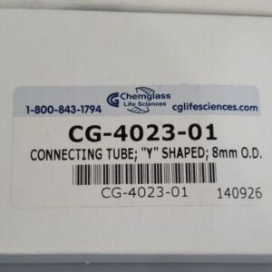 *NEW* LOT OF 3 Chemglass CG-4023-01 Y Shaped Connecting Tube 8mm O.D. + Warranty - Image 3